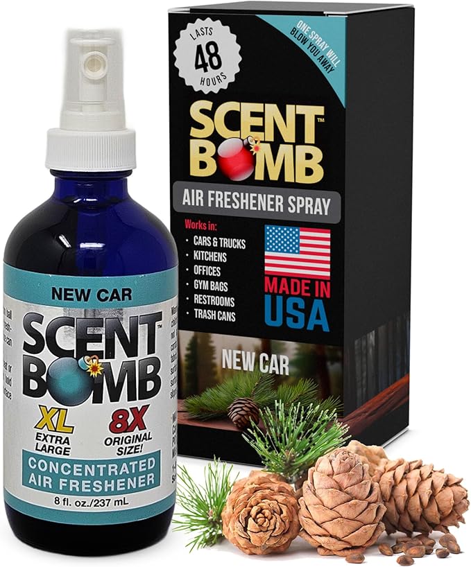 Scent Bomb Air Freshener Spray Long-Lasting Odor Eliminator for Home &amp Car Effective Deodorizer Spray for Kitchen Bathroom Fresh Room Spray &amp Smell Neutralizer New Car