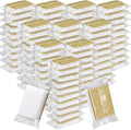Tioncy 100 Pcs Individually Wrapped Sponges Kitchen Bulk Brown Dish Non Scratch Scrub Sponges Dual Sided Cleaning Dish Scrubber for Washing Dishes Pots Pans Sinks Stoves Appliances Car Bike
