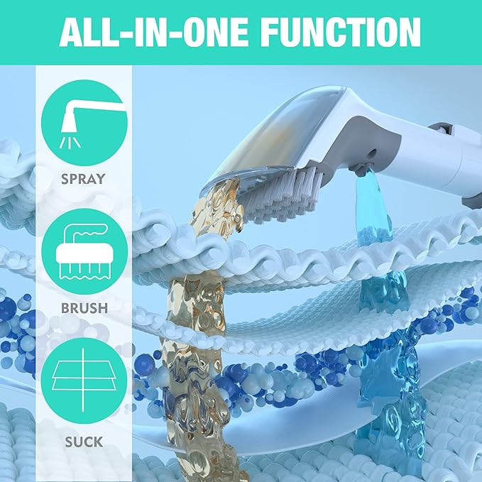 HAUSHOF Cordless Vacuum Cleaner with Auto Empty Station &amp Cordless Carpet &amp Upholstery Cleaner
