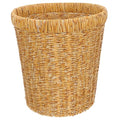 Multi-Functional Woven Wastebasket Rattan Trash Can Sundries Basket for Pastoral Style