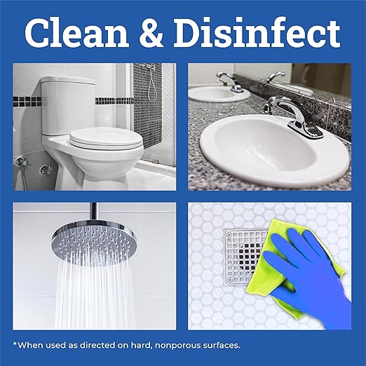 CloroxPro Tilex Disinfecting Instant Mold and Mildew Remover Refill 128 Ounces Each (Pack of 4) (35605) Package May Vary