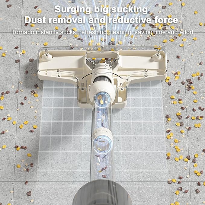 Cordless Vacuum Cleaner - Handheld Stick Vacuum High Suction Dust Remover | Household Carpet Hard Floor Cleaning Tool Lightweight Powerful