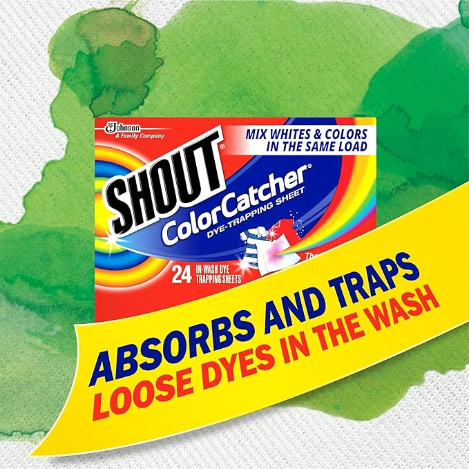 Shout Color Catcher Dye-Trapping In-Wash Cloths 24 ea - 2pc