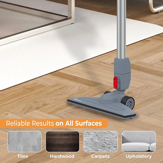 Koblenz Atlas Stick Vac 3-in-1 Cyclonic Vacuum Cleaner HEPA Filtration 600W Motor 1 L Dust Cup Long Corded Stick Vacuum for All Surfaces SVK-160