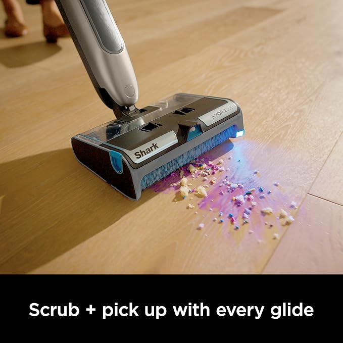 Shark HydroDuo with Dirt-Reveal Technology Cordless Everyday Hard Floor Cleaning System Wet &amp Dry Debris Pickup Mops &amp Scrubs All at Once Hardwood Tile Laminate &amp Stone Stone Metal
