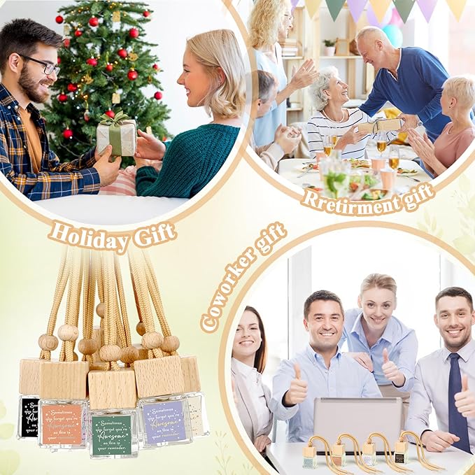 30 Pcs Appreciation Gift Bulk for Coworker Inspirational Empty Hanging Car Air Freshener Diffuser Sometimes You Forget Your Awesome Thank You Gifts for Nurse Staff Teachers