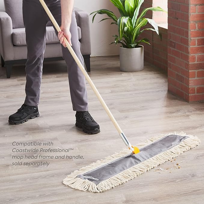 Professional Economy Dust Mop Head Cotton 36 x 5 White