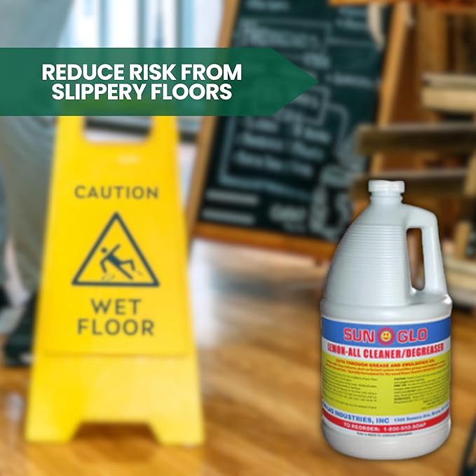 SUN-GLO Lemon-All - Cleaner &amp Degreaser (4x1 Gallon Case)