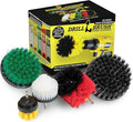 Drillbrush Multipurpose Cleaning Brush Set - Drill Brush Attachments for Cleaning Grout Tile Shower Car Seats Brick Stone Fiberglass Griddles and More - Truck/Car Detailing Drill Attachment