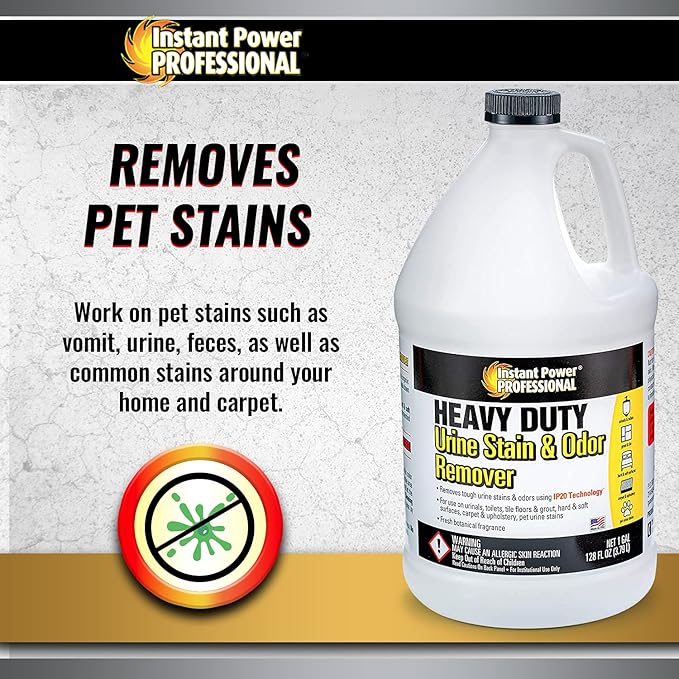 Instant Power Professional Heavy Duty Urine Stain &amp odor Remover 128 Fl Oz