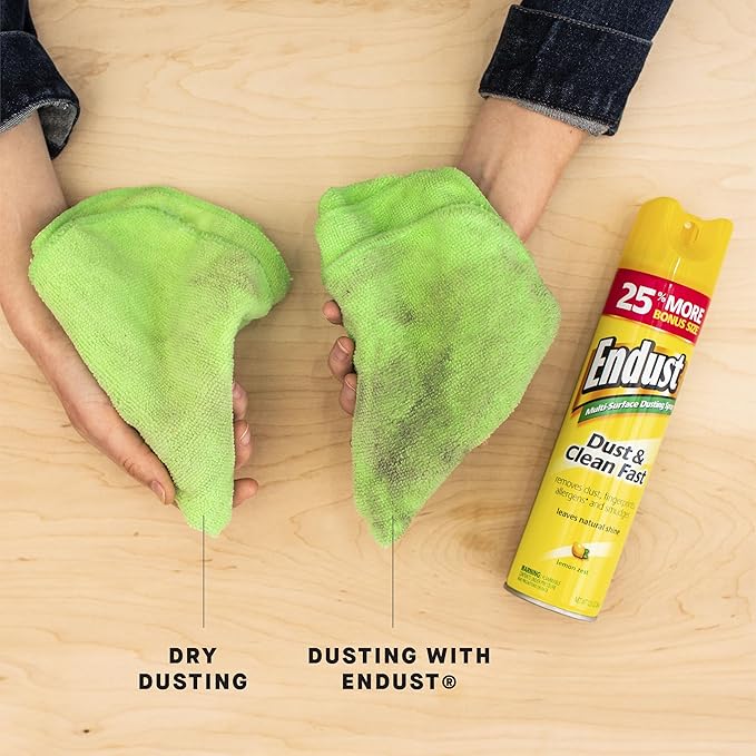 Endust Lemon Zest Multi-Surface Dusting and Cleaning Spray Lemon Zest 6-Pack