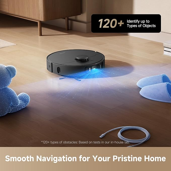 DREAME L40s Ultra AE Robot Vacuum and Mop Combo 19000Pa Suction Self Emptying Dust Box Flexible Mop &amp 167℉ Self Cleaning Washboard Diverse Brush Selection All-in-One Station Auto Refill