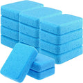 Tioncy 12 Pcs Large Car Wash Sponges Bulk 7.5 x 5.5 x 1.9 Inch Grouting Foam Cleaning and Washing Sponge Commercial Foam Large All Purpose for Kitchen Bathroom Household (Blue)