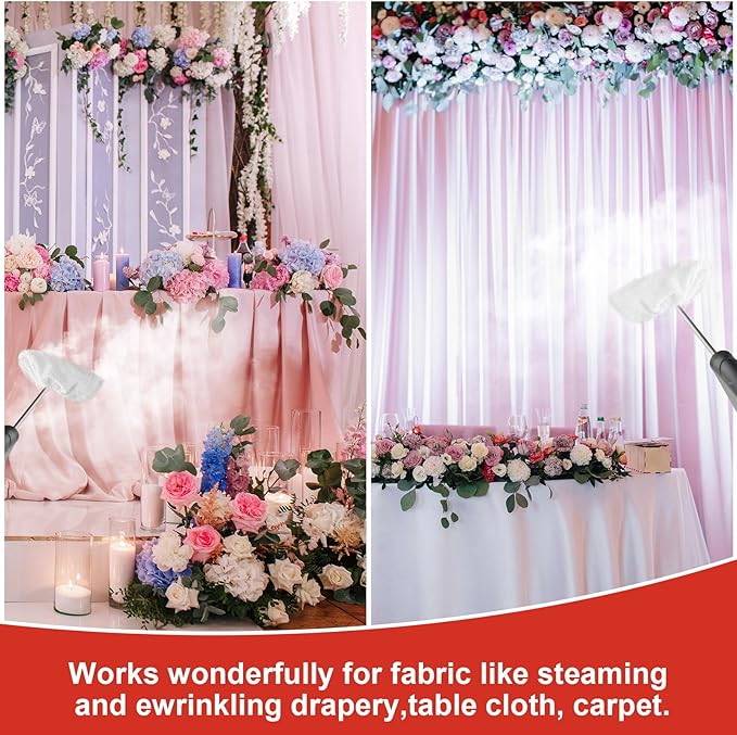 Steam Cleaner for Home Pressurized Handheld Steam Cleaner High-Temperature Steamer for Car Detailing Grout Couch Floor Tile Bathroom Microwave Bed Bugs Windows