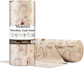Microfiber Cleaning Cloth Roll 50-Count Reusable Washable Rags Absorbent Lint-Free Non-Scratch Streak-Free Tear-Away Barista Towels for Kitchen &amp Home Bar &amp Studio 12x12 in
