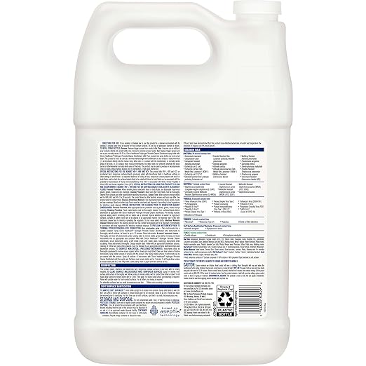 Clorox Healthcare Hydrogen Peroxide Cleaner Disinfectant Refill Bleach Free 128 Fluid Ounces (Package May Vary)