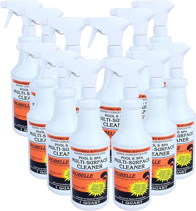 Robelle 2703-12 Multi Surface Cleaner 12-Pack White