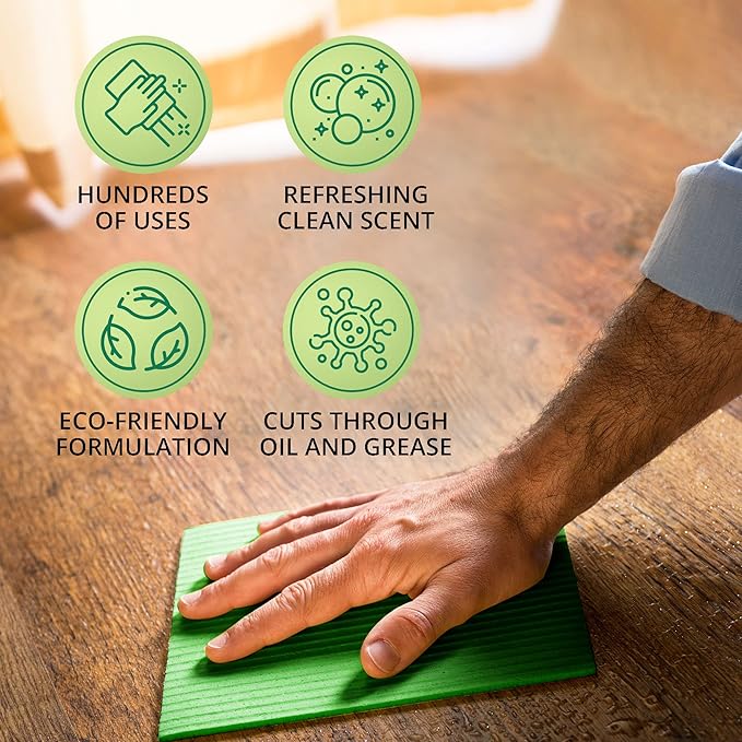 All Purpose Cleaner Concentrate - Advanage 20X The Wonder Cleaner Green Apple for All Surfaces Around Bathroom Kitchen Oil and Grease Multi Purpose Cleaner for Household Cleaning Solution 128 FlOz
