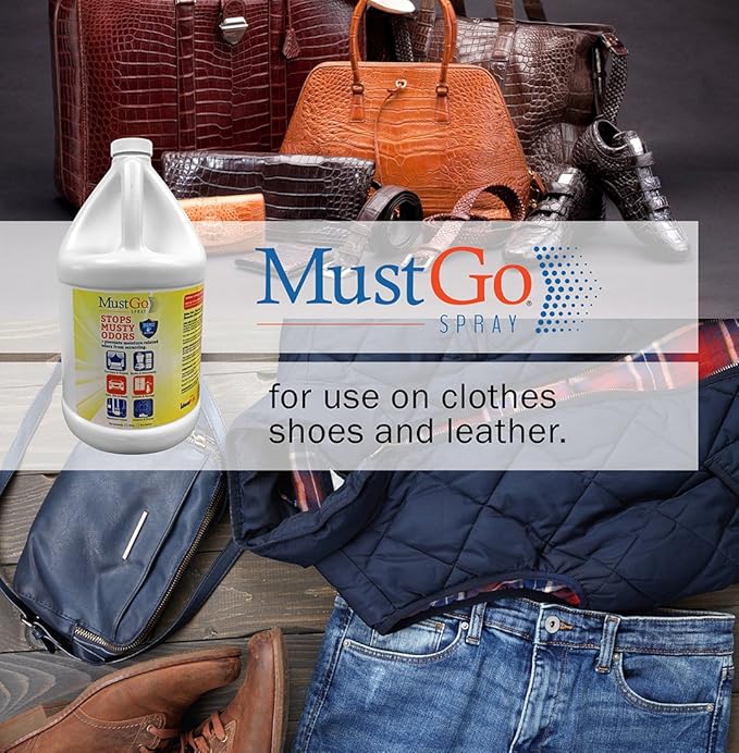 Spray Odor Eliminator - Controls Removes and Prevents Damp Musty Smells - 1 Gallon