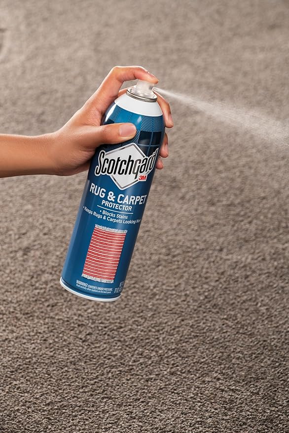 Scotchgard Rug &amp Carpet Protector Carpet &amp Rug Protector Blocks Stains During Spring and Summer Gatherings Fabric Protector Makes Cleanup of Stains from Muddy Footprints Easier 14 oz(Pack o