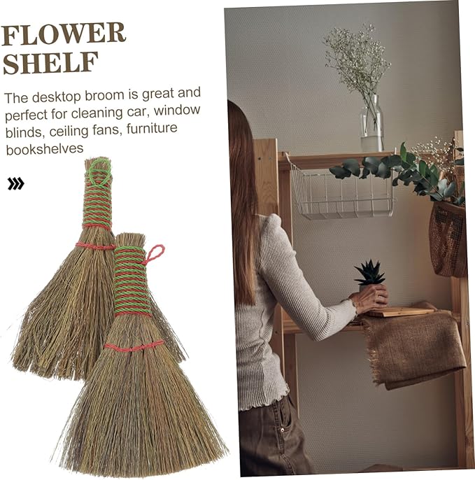 8pcs Soft Brush Broom for Hardwood Floors Hand Sweeper for Furniture Cleaning for Table Cleaning Accessory Desktop Dust Broom