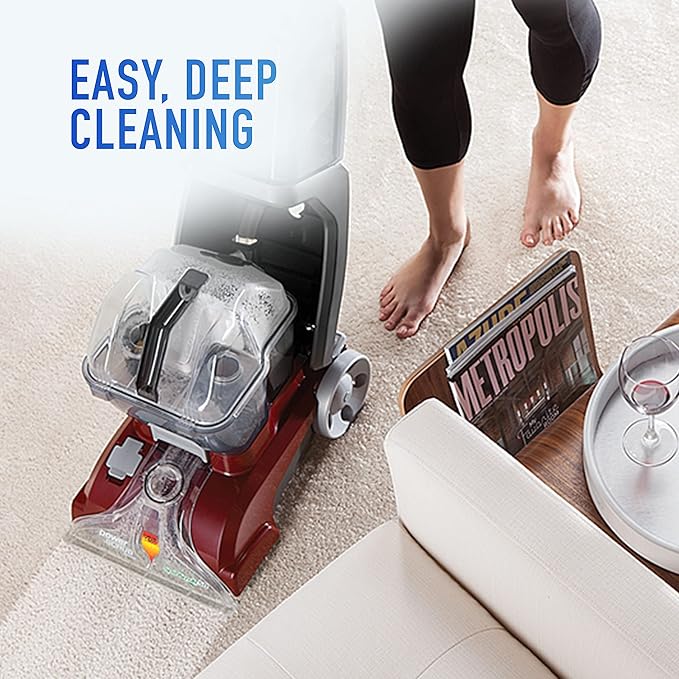 Hoover Power Scrub Deluxe Carpet Cleaner Machine &amp Paws &amp Claws Deep Cleaning Carpet Shampoo with Stainguard &amp Renewal Deep Cleaning Carpet Shampoo Concentrated Machine Cleaner Solution