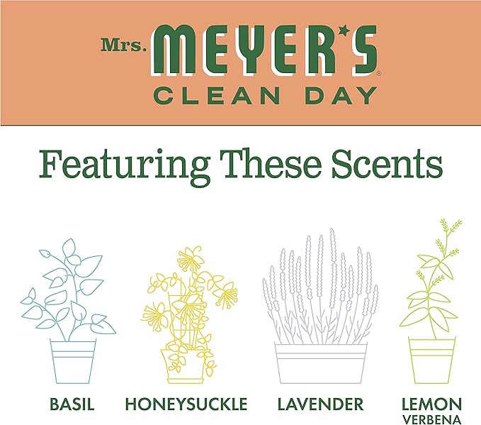 Mrs. MEYER'S Clean Day Room Freshener Spray Bottle Geranium Scent 8 Fl Oz (Pack - 6)