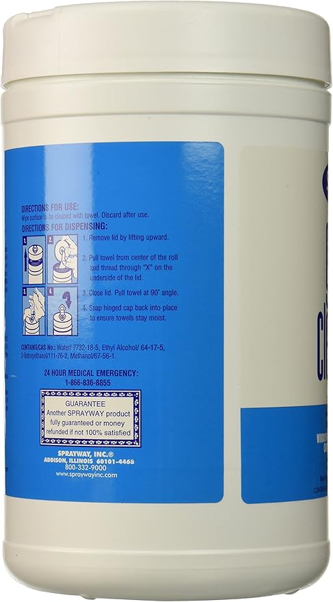 Glass Cleaner Wipes (10 x 12 40 wipes)