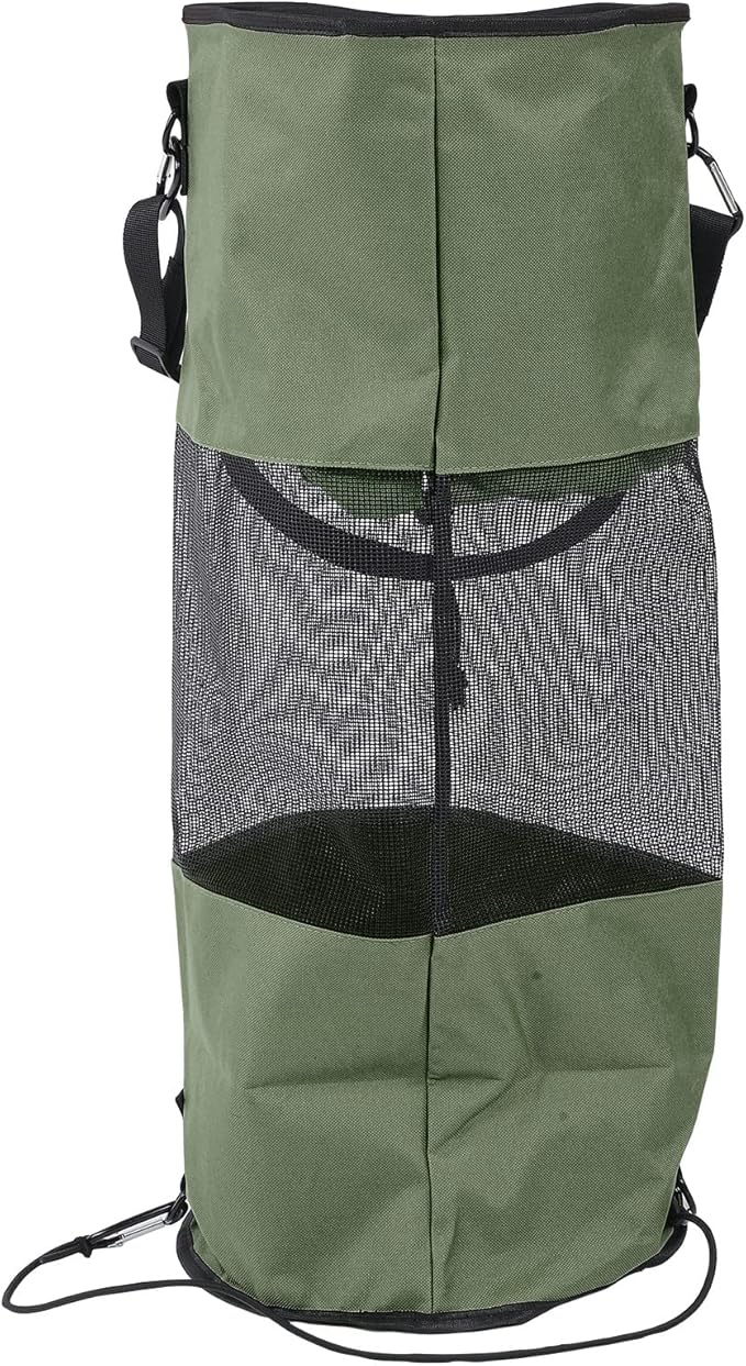 Boat Trash Bags Waterproof Reusable Mesh 33 Inch Height Portable Garbage Storage for Outdoor Use - Tear Resistant Oxford Cloth Easy to Hang Ideal for Boating and Camping