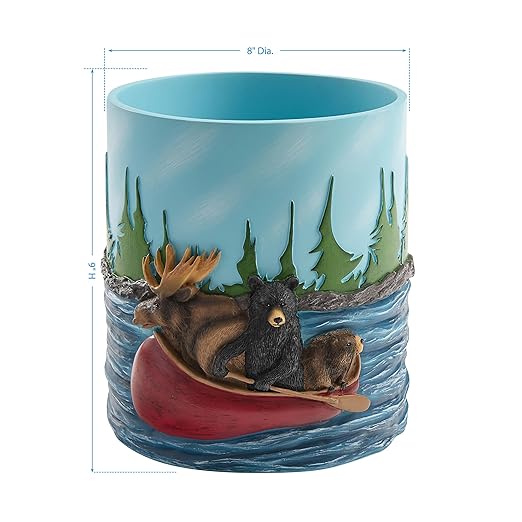 Park Designs Summer Vacation Waste Basket
