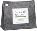 Moso Natural Air Purifying Bag 600g Premium Bamboo Charcoal Odor Absorber Room Deodorizer for Large Spaces Bedroom Kitchen Basement Pet Odor Eliminator for Home 21oz Charcoal Bags