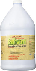 Earthworm Commercial Drain Line and Grease Trap Cleaner Treatment - Clog Remover - Drain Opener/Deodorizer - Natural Enzymes Environmentally Responsible - 1 Gallon