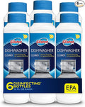 Glisten Dishwasher Cleaner Removes Limescale Rust Buildup and Grease Lemon Scent 12 Ounce Bottle 6-Pack