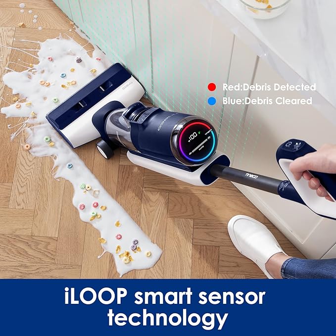 Tineco Floor ONE S5 Smart Cordless Wet Dry Vacuum Cleaner and Mop for Hard Floors &amp Carpet ONE Cruiser Smart Carpet Cleaner Self-Cleaning and FlashDry Deep Cleaning