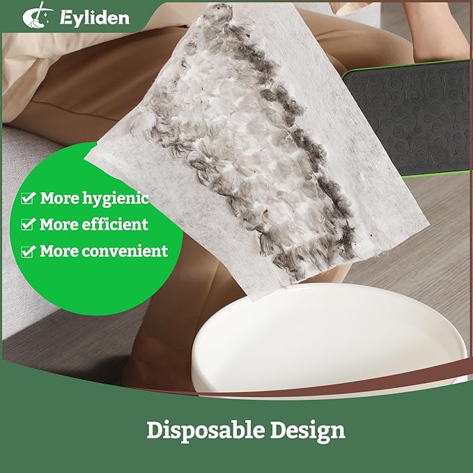 Eyliden Sweeper Mop with 36 Refills - 3 Types of Disposable Dry &amp Wet Cloths | Lock-Tight Design No Lost Pads Universal Refills Multi-Surface Sweeping Starter Kit for Pet Hair Dust Floor Clean