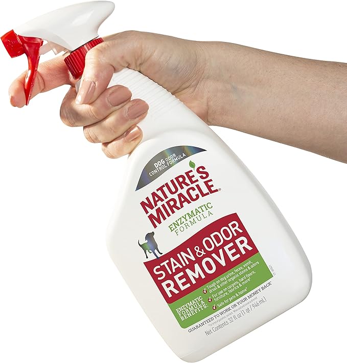 Nature's Miracle Dog Stain and Odor Remover Everyday Mess Enzymatic Formula 32 fl oz (Pack of 2)