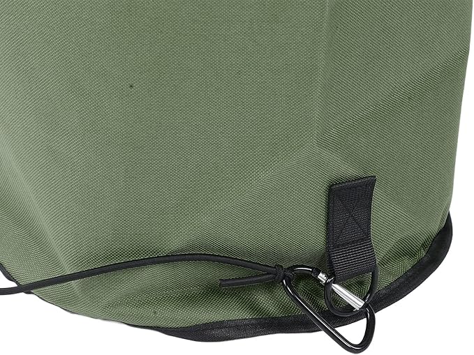 GLOGLOW Convenient Boat Trash Bag Lightweight Oxford Cloth Easy Garbage Disposal Ideal for Boating and Outdoor Activities Olive Green Size Inches
