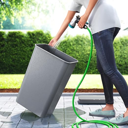 iTouchless Prime 13.2 Gallon Sensor Trash Can Slim and Space-Saving Durable Dent-Proof Construction Automatic Bin Great for Kitchen Home Office Business Garage Gray Color Plastic