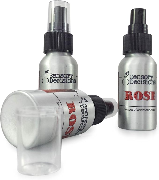Rose Fragrance Spray - Room Spray - Rose Scented Air Freshener - Rose Scent for the Home by Sensory Decisions (5 bottle bargain deal)