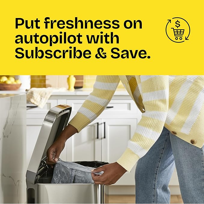 Glad ForceFlex MaxStrength LeakGuard Trash Bags 13 Gal Fresh Air 90 Ct (Package May Vary)