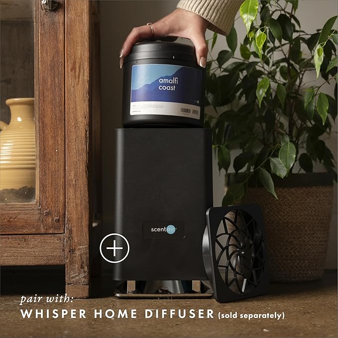 ScentAir Whisper Home Monthly Plug-in Refill Fragrance Cartridge for Home and Office Amalfi Coast