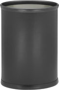 Kraftware Fun Colors Oval Wastebasket 14” Black