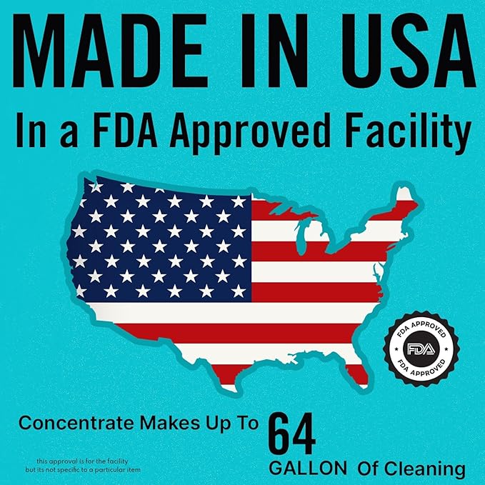 Multi-Purpose Probiotic Enzyme Cleaner Made in USA - Pet Stain and Odor Remover - Concentrated - Professional &amp Home Strength Drains Floors Bathrooms Toilets Trash Can (1 gallon Fresh fragra