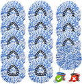 14 Pack Spin Mop Replacement Heads Only Fit for RinseClean 2-Tank System 100% Microfiber Spin Mop Refill HeadSpinning Mop Head Replacement for Floor Cleaning