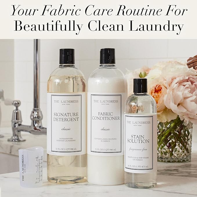 The Laundress Fabric Conditioner Classic Fabric Softener Liquid Concentrated 32 Fl Oz Soften Fabrics Reduces Static