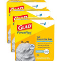 CloroxPro Glad Forceflex Kitchen Trash Bags 13 Gal Fresh Clean 110 Ct Pack of 3 (Pack May Vary)