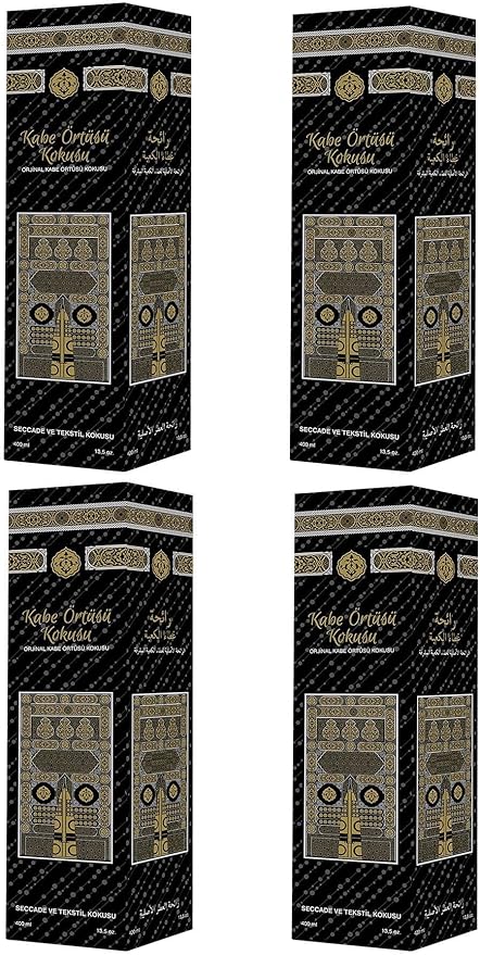 Air Freshener Spray Kabe Cover Scent 400 ml 4 Pack Room Deodorizer Long Lasting Fragrance Home and Office Use - One Size
