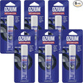 Ozium Air Sanitizer Spray - Room Odor Eliminator for Home Car and Office - Carbon Black - 0.8 oz Can - 6 Pack