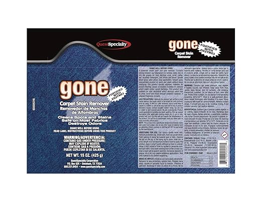 GONE Carpet Stain remover 16 oz. can 1 count
