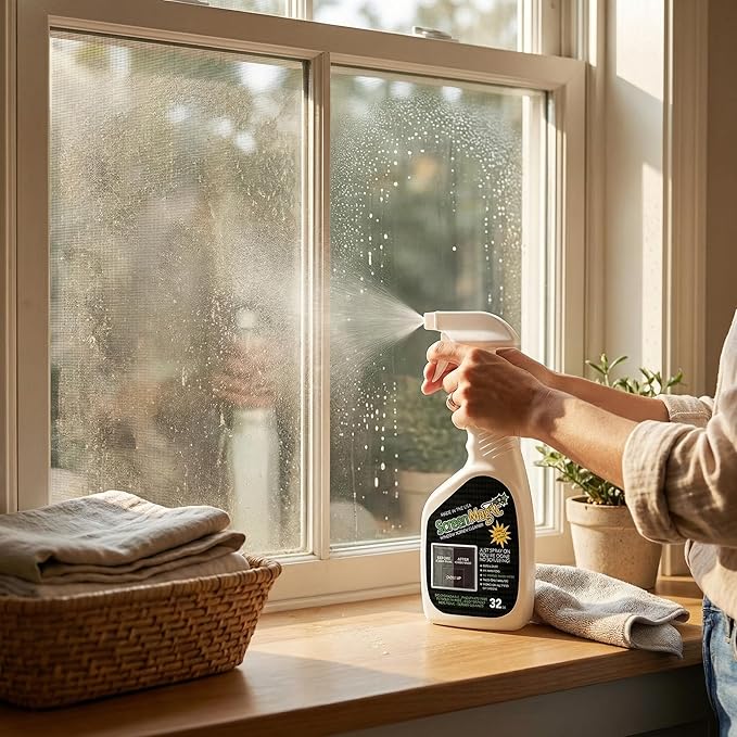 Screen Magic Window Screen Cleaner – 32 oz Liquid (Pack of 6) – Specialty Cleaner for Window Screens &amp Display Surfaces – Removes Dirt &amp Dust &amp Restores Clarity – Ready-to-Use Spray Formul